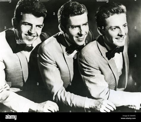 THE KING BROTHERS UK Pop Group In Late 50s Early 60s Stock Photo