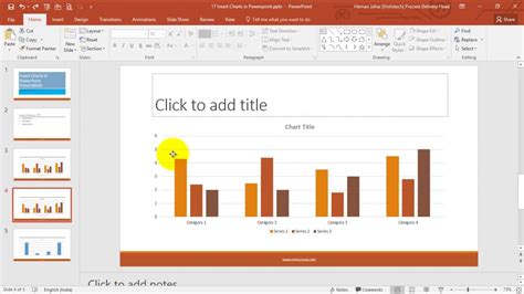 How To Insert Charts In Powerpoint Learn Excel Course Ms Word Course
