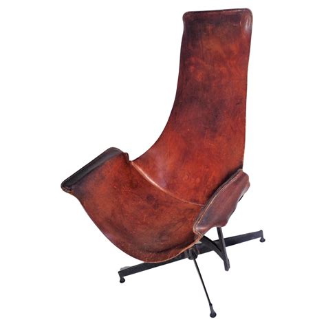 William Katavolos Swivel K Chair For Leathercrafter Circa S At Stdibs Swivel K Chair