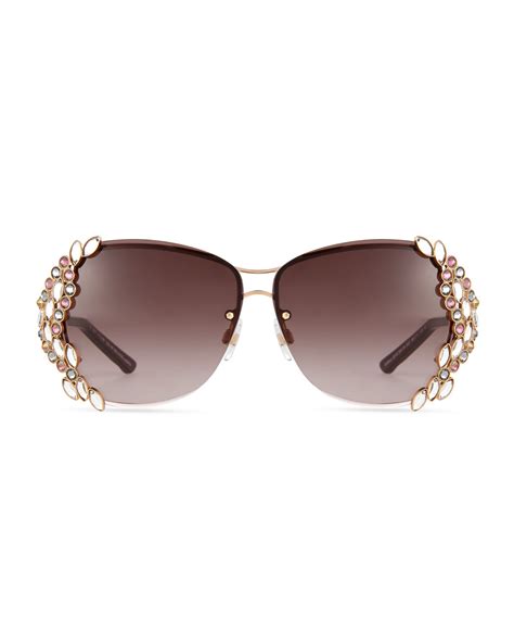 Swarovski Special Edition ® Crystal Sunglasses In Metallic Lyst