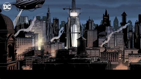 Gotham City Metropolis DC Comics 1080P Justice League HD Wallpaper