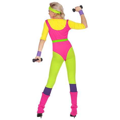 Jaren 80 Fitness Aerobics Instructrice Outfit Dame