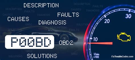 P00bd Fault Code All Brands Symptoms And Solutions