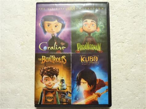 Coraline Paranorman Boxtrolls Kubo And The Two Strings Dvd 2016
