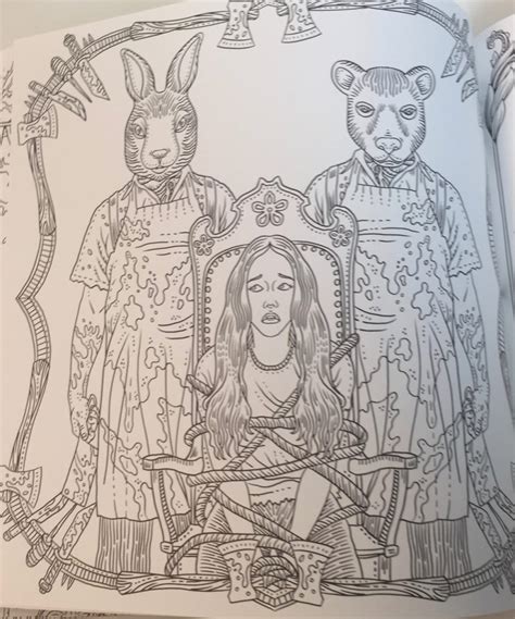 The Beauty Of Horror A Gorgeous Coloring Book Coloring Queen