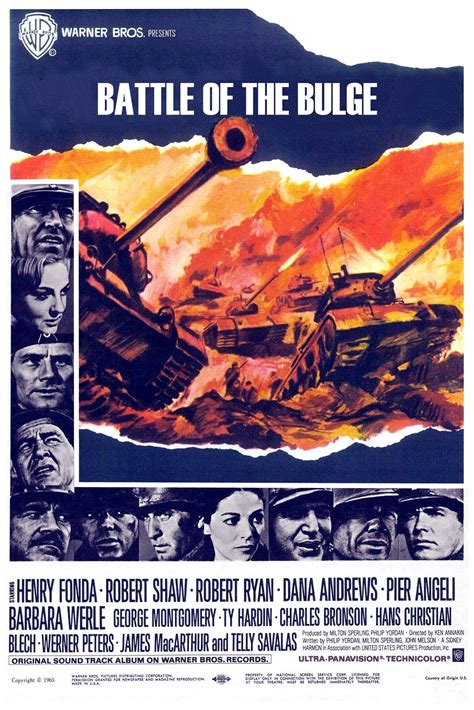 Battle Of The Bulge 1965 Posters — The Movie Database Tmdb