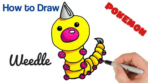 How To Draw Weedle Pokemon Easy Art Tutorial