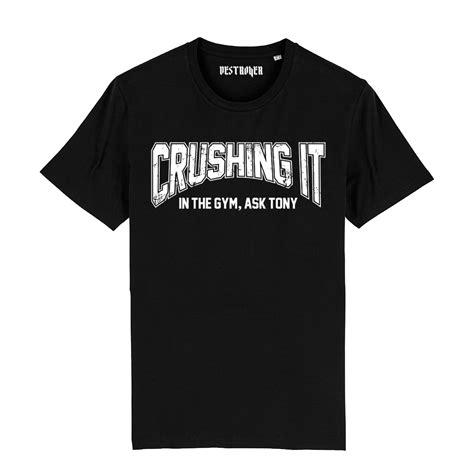 ‘crushing It T Shirt Black Conor Benn