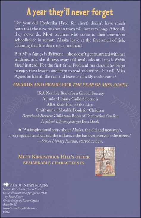 Year Of Miss Agnes Simon And Schuster 9780689851247
