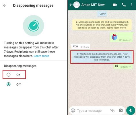How To Enable The Disappearing Messages Feature On Whatsapp Navi Era