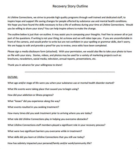 Free 9 Story Outline Samples In Pdf Ms Word
