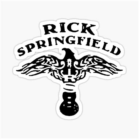 Rick Springfield Stickers Redbubble