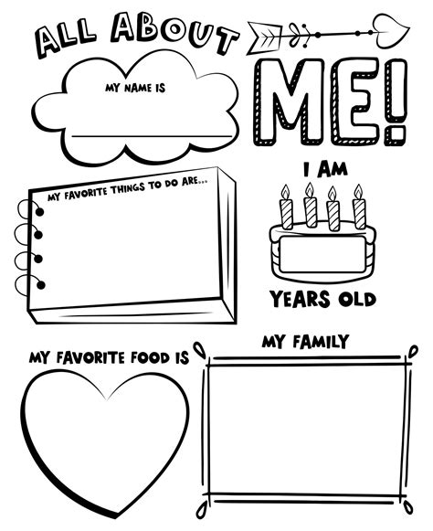 20 Best Free Printable All About Me Posters Pdf For Free At Printablee Images And Photos Finder