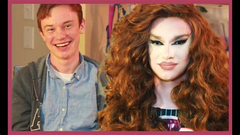 drag queen makeup transformation on my friend shiinx youtube