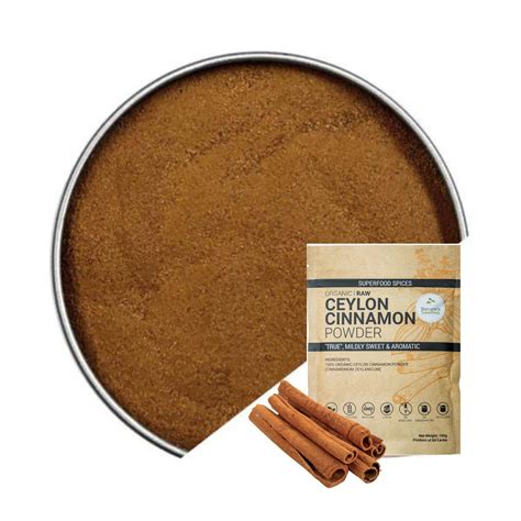 Organic Ceylon Cinnamon Powder Natures Superfoods