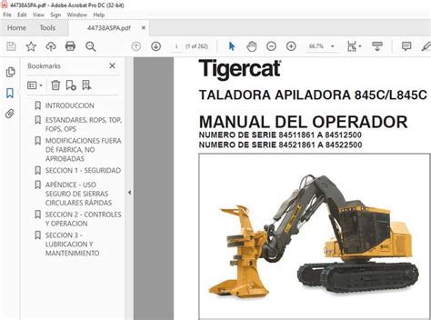 Tigercat Taladora Apiladora C L C Manual Del Operador Pdf