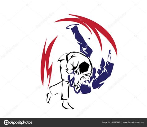 The best selection of royalty free logo judo vector art, graphics and stock illustrations. Passionate Sports Athlete Action Logo Winning Self Defense ...