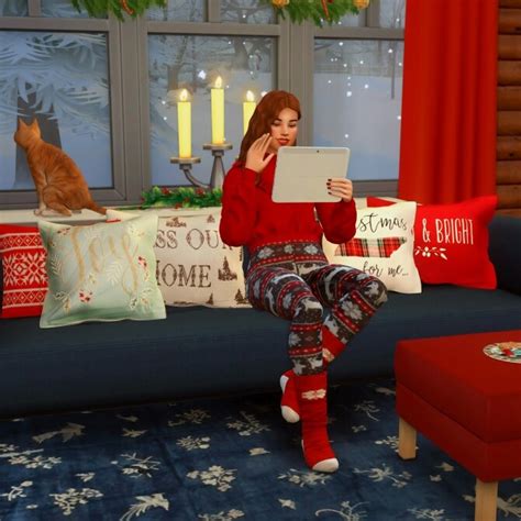 Alone On Christmas Pose Pack At Katverse Sims 4 Updates