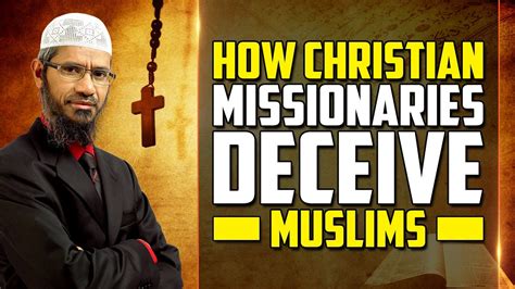 Dialog tersebut membuat kita berdecak kagum. How Christian Missionaries Deceive Muslims - Dr Zakir Naik ...