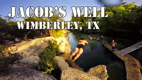 Jacobs Well Texas Swimming Hole Youtube