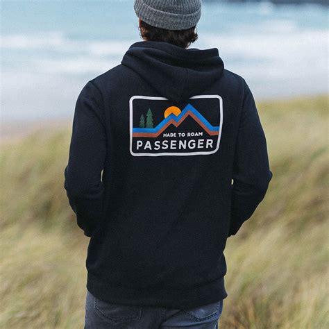 Made To Roam Recycled Hoodie Faded Black Passenger