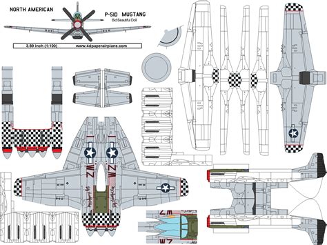 Printable Ww2 Paper Plane Template Get What You Need For Free