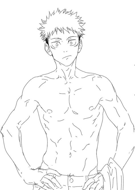 Strong Gojo Satoru Coloring Page - Free Printable Coloring Pages for Kids