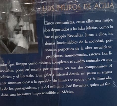 Libro Los Muros De Agua Jose Revueltas Genero Novela 24000 En