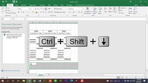 Unused Rows And Columns Hide In Excel Youtube