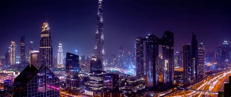 Burj Khalifa Wallpaper 4k Dubai City Skyline Skyscrapers