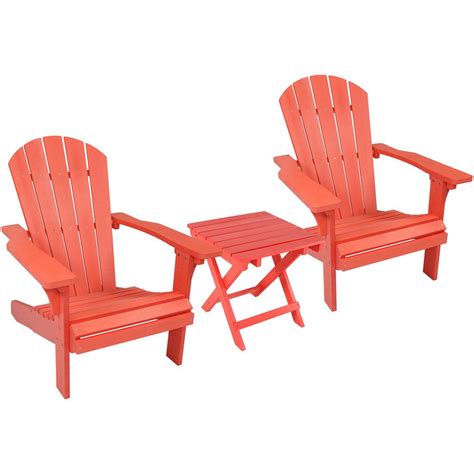 They are durable and easy to clean. Sunnydaze Decor All-Weather Salmon Plastic Patio ...