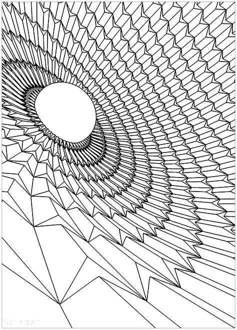 Just click on the space coloring pages that you like and then click on the print button at the top of the page. Black hole - Psychedelic Adult Coloring Pages