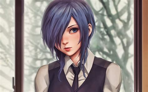 1920x1080px 1080p Free Download Touka Kirishima Girl With Violet