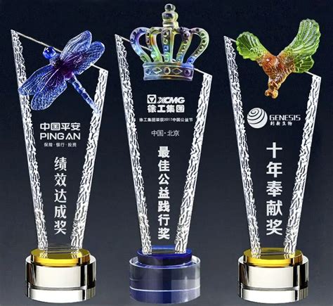 High Qualitydiy 3 New Crystal Trophy Metal Pentagram Trophyfree