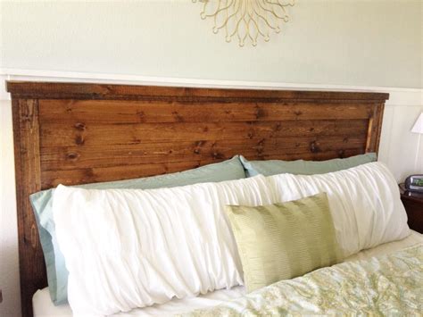 Meaning a minimum of 60 in wide the height you can determine yourself i would use half inch probably plywood. Ana White | King farmhouse headboard - DIY Projects