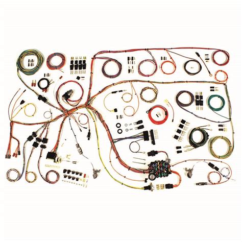 Light green car radio switched 12v+ wire: American Autowire 1960-64 Ford Falcon & 1960-65 Mercury Comet Classic Update Complete Wiring Kit ...