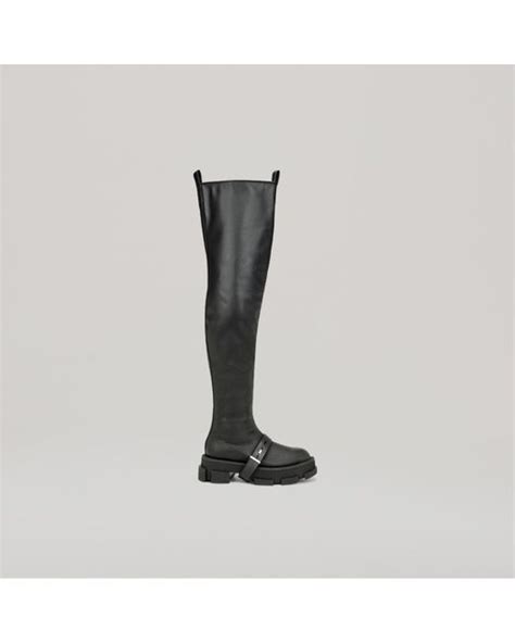both paris gao platform thigh high boots in black for men lyst