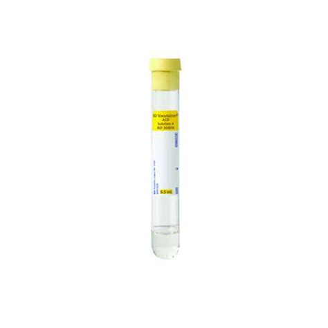 Bd Vacutainer Glass Blood Collection Tubes With Acid Citrate Dextrose