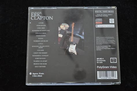 The Cream Of Eric Clapton Video Cd Philips Cd I