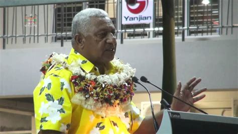 Fijian Prime Minister Hon Voreqe Bainimarama Officially Opens The New