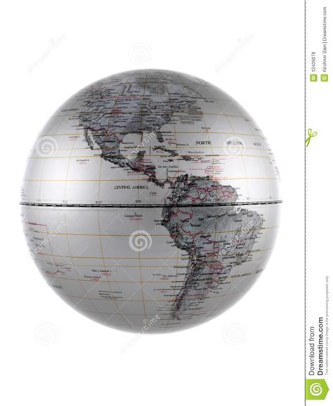 World Globe Stock Photo Image Of World Sphere Earth 12439078