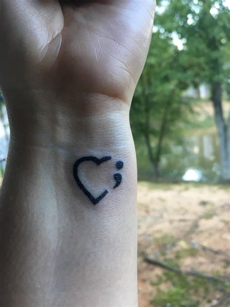 Very Simple And Basic Tattoo That Holds A Lot Of Meaning Done By Shannon