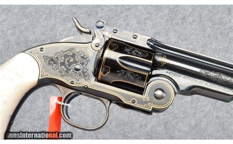 A Uberti Schofield 2nd Model Engraved In 45 Colt