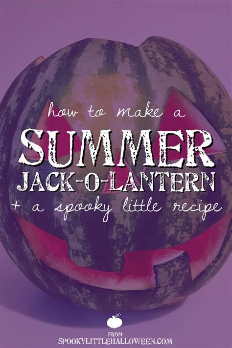 How To Make A Summer Jack O Lantern Watermelon Salsa Recipe