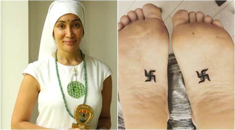 Police Complaint Against Sofia Hayat For Tattooing Swastika On Her Feet