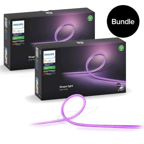 Buy Philips Hue 2x Lightstrip Outdoor 5m White And Color Ambiance