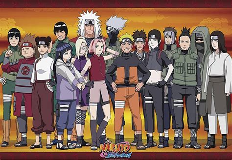 Buy Naruto Shippuden Anime Manga Poster Print All Characters