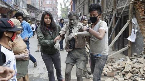 Nepal Quake Relief Operation Faces Challenges Bbc News
