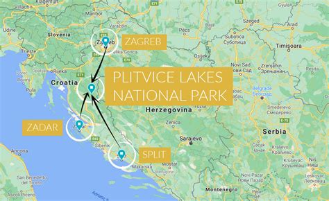 Plitvice Lakes National Park Pick Entrance 1 And Route C
