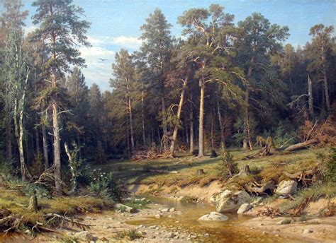 Pine Forest Ivan Shishkin Oil On Canvas 1872 Art